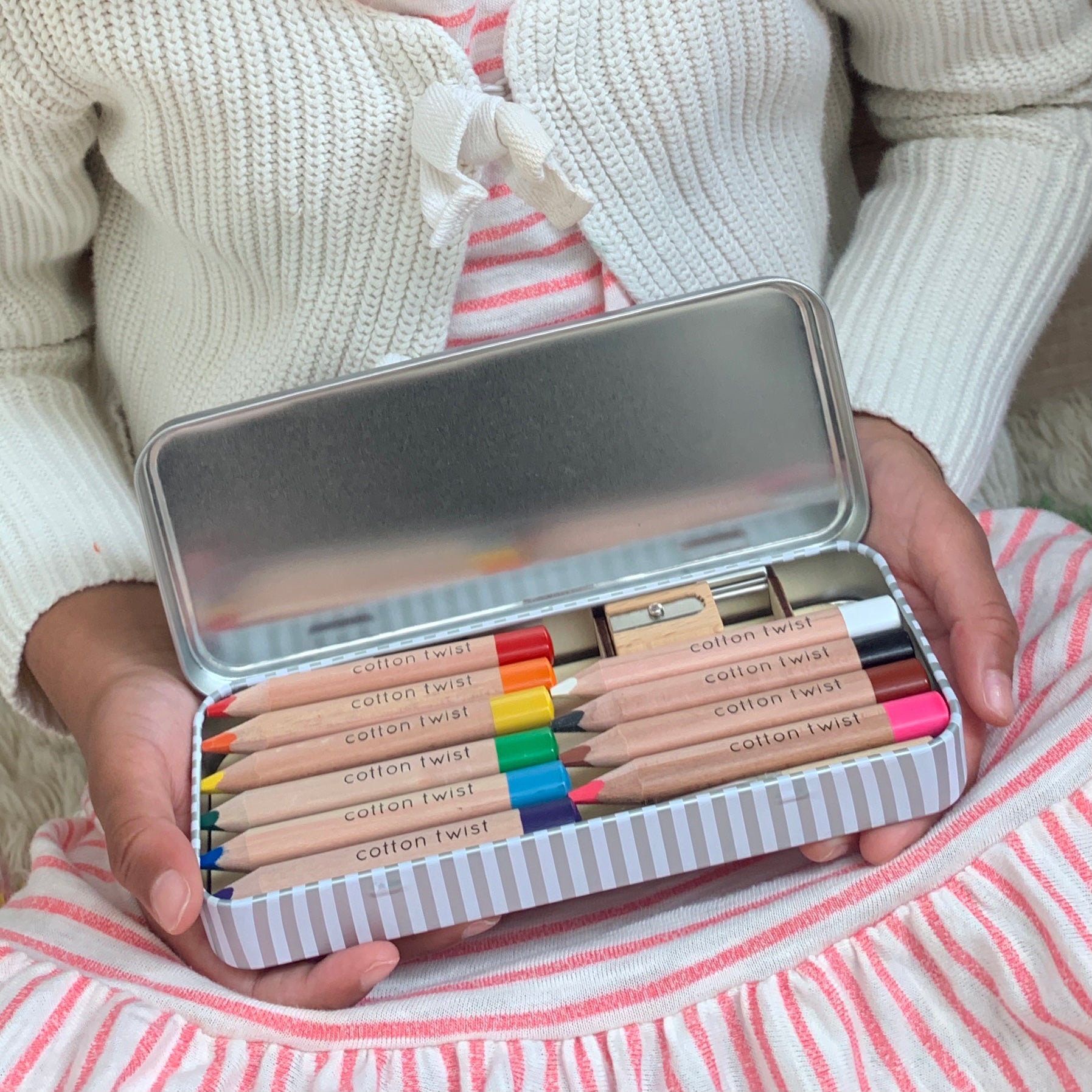 Cotton Twist Bright Mix Watercolour Pencils Set - Ohh! By Gum