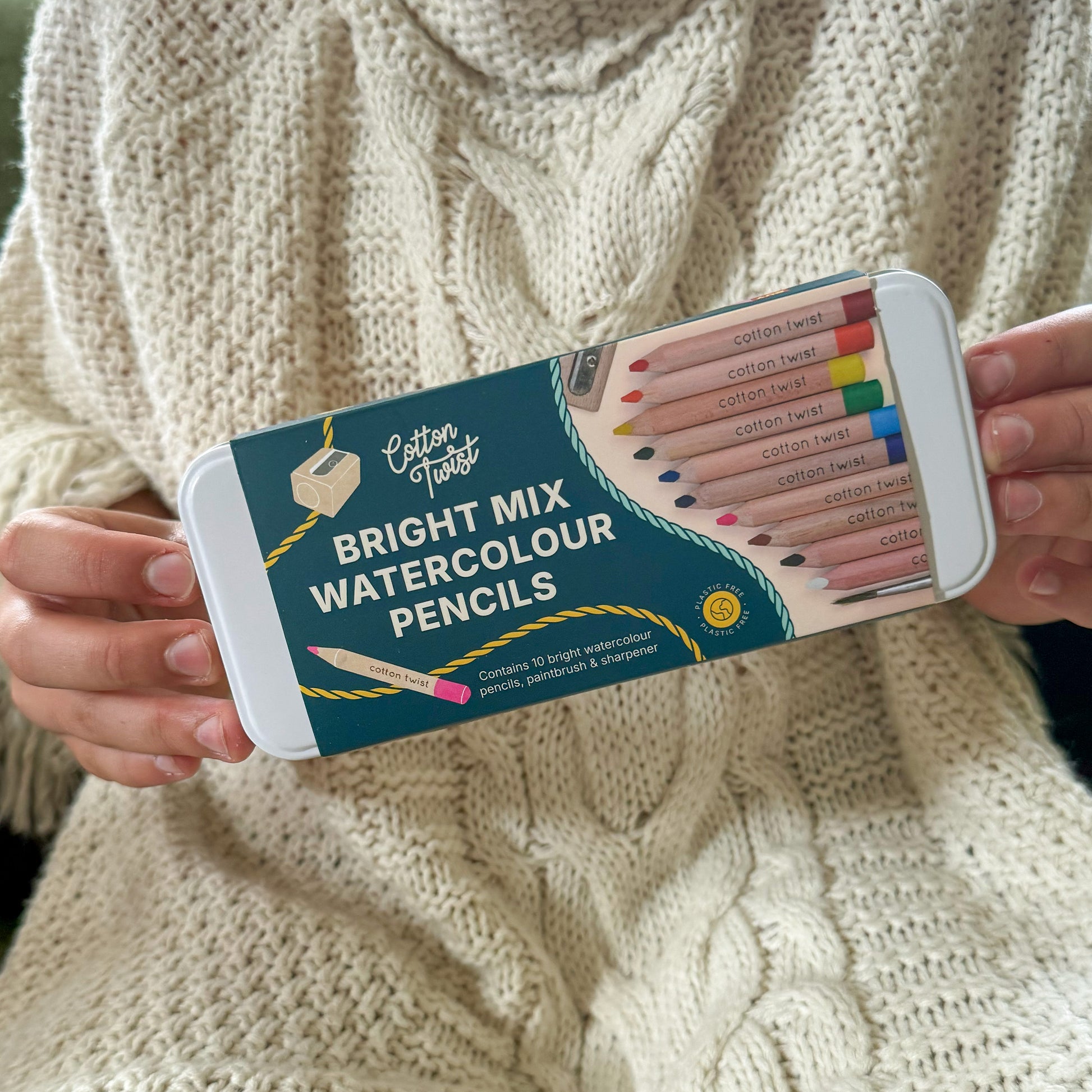 Cotton Twist Bright Mix Watercolour Pencils Set - Ohh! By Gum