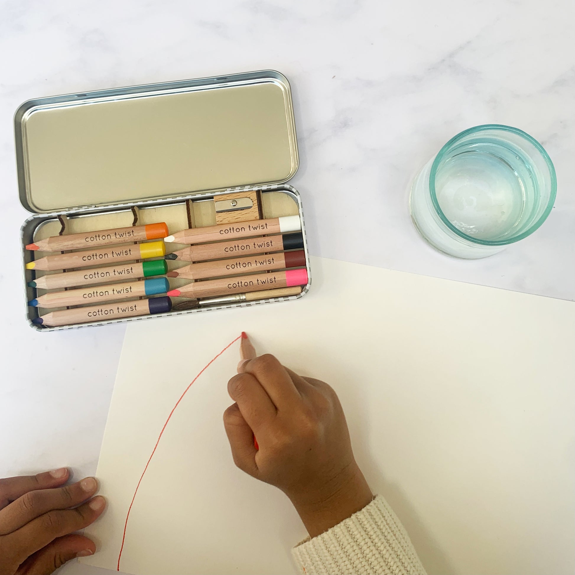 Cotton Twist Bright Mix Watercolour Pencils Set - Ohh! By Gum