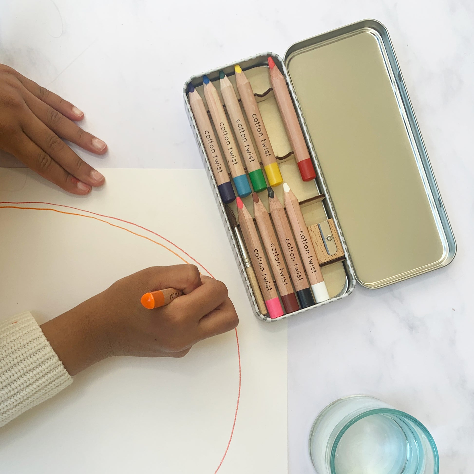 Cotton Twist Bright Mix Watercolour Pencils Set - Ohh! By Gum