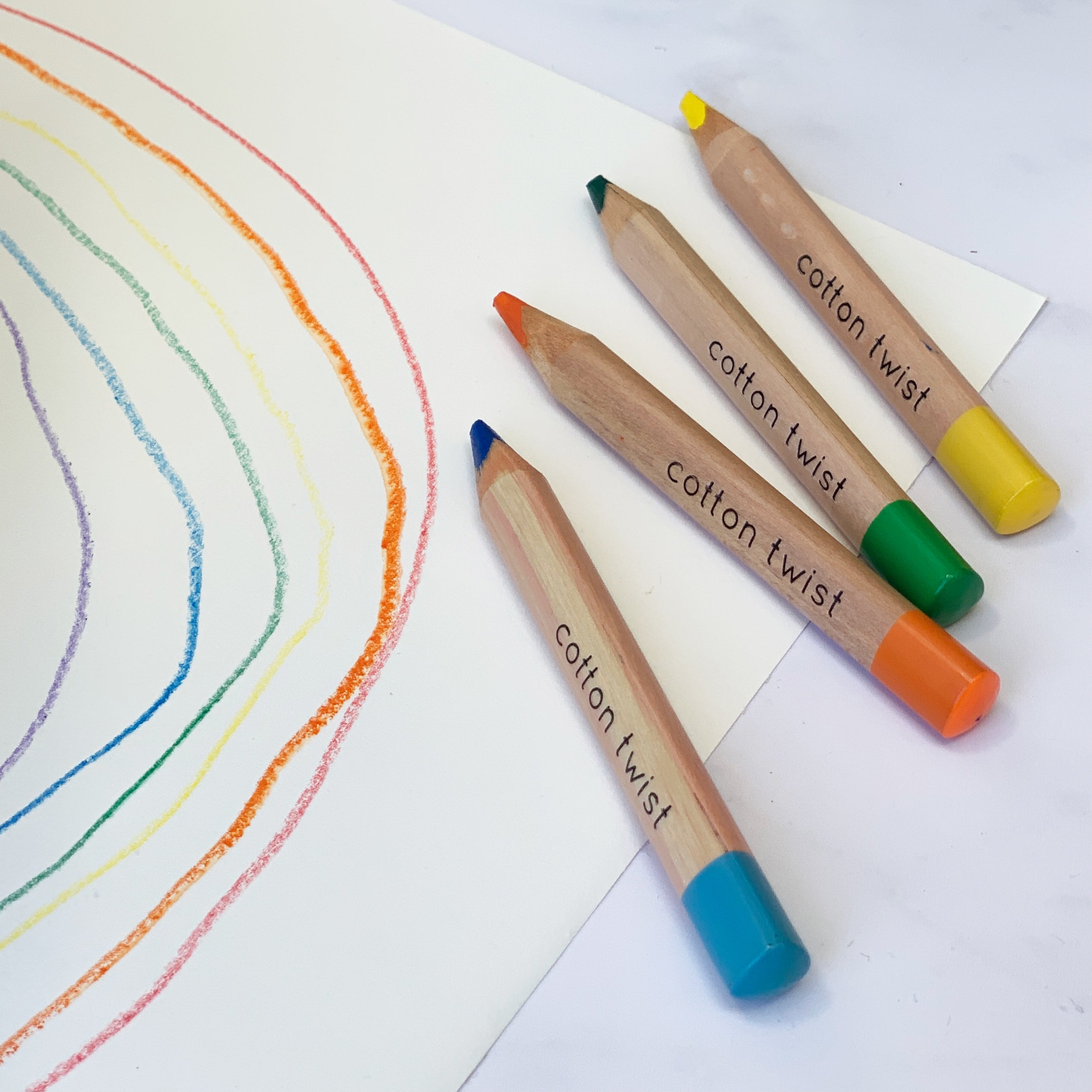 Cotton Twist Bright Mix Watercolour Pencils Set - Ohh! By Gum