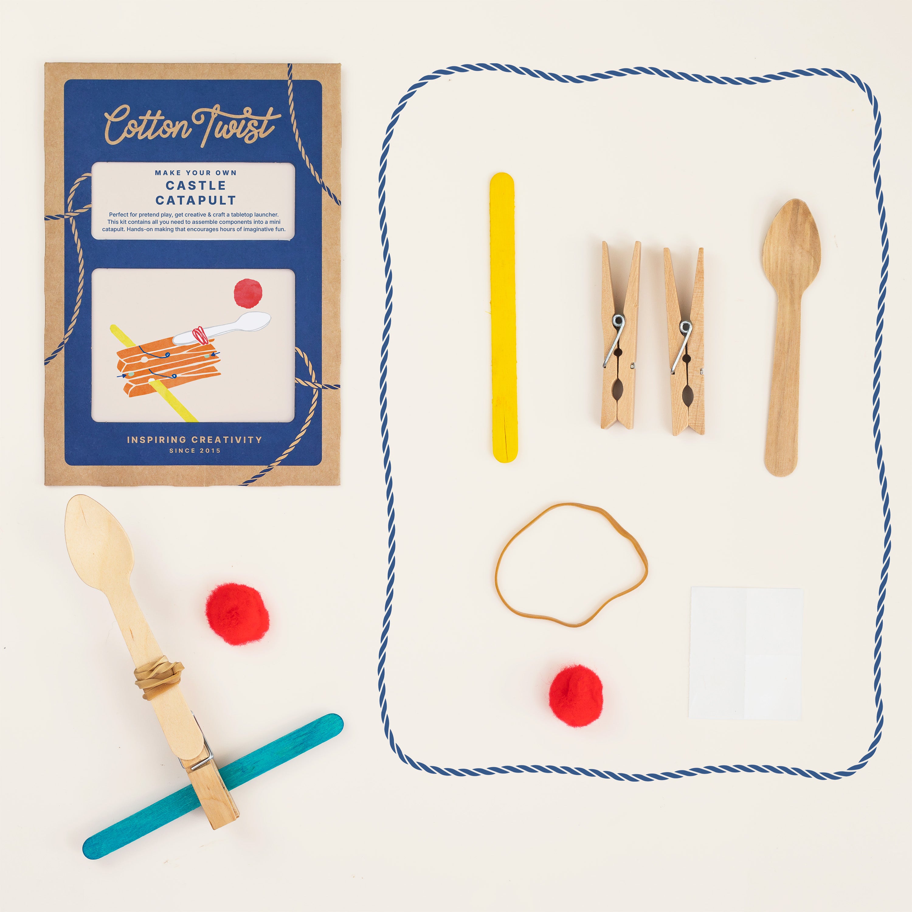 Cotton Twist Make Your Own Castle Catapult - Ohh! By Gum
