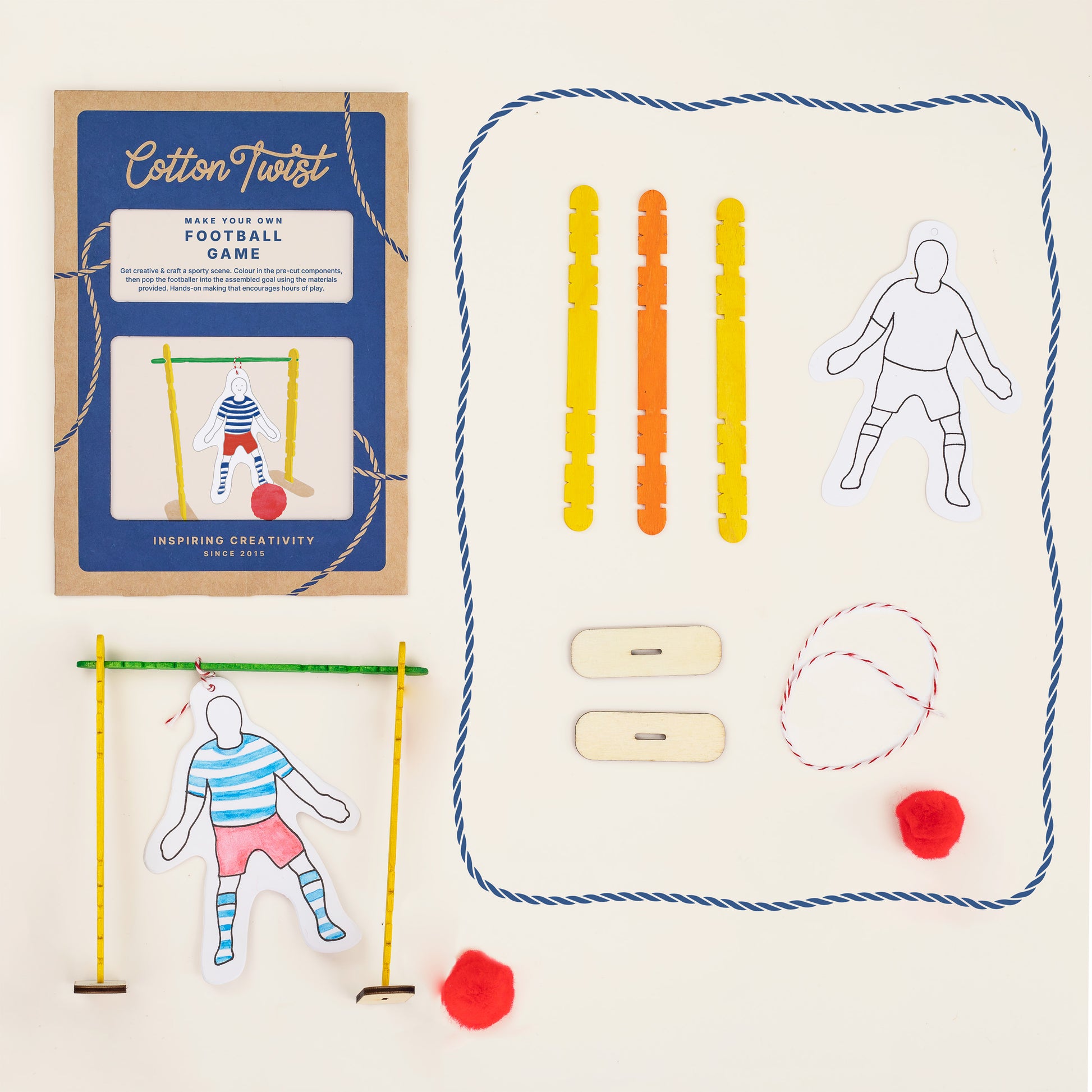 Cotton Twist Make Your Own Football Game Kit - Ohh! By Gum