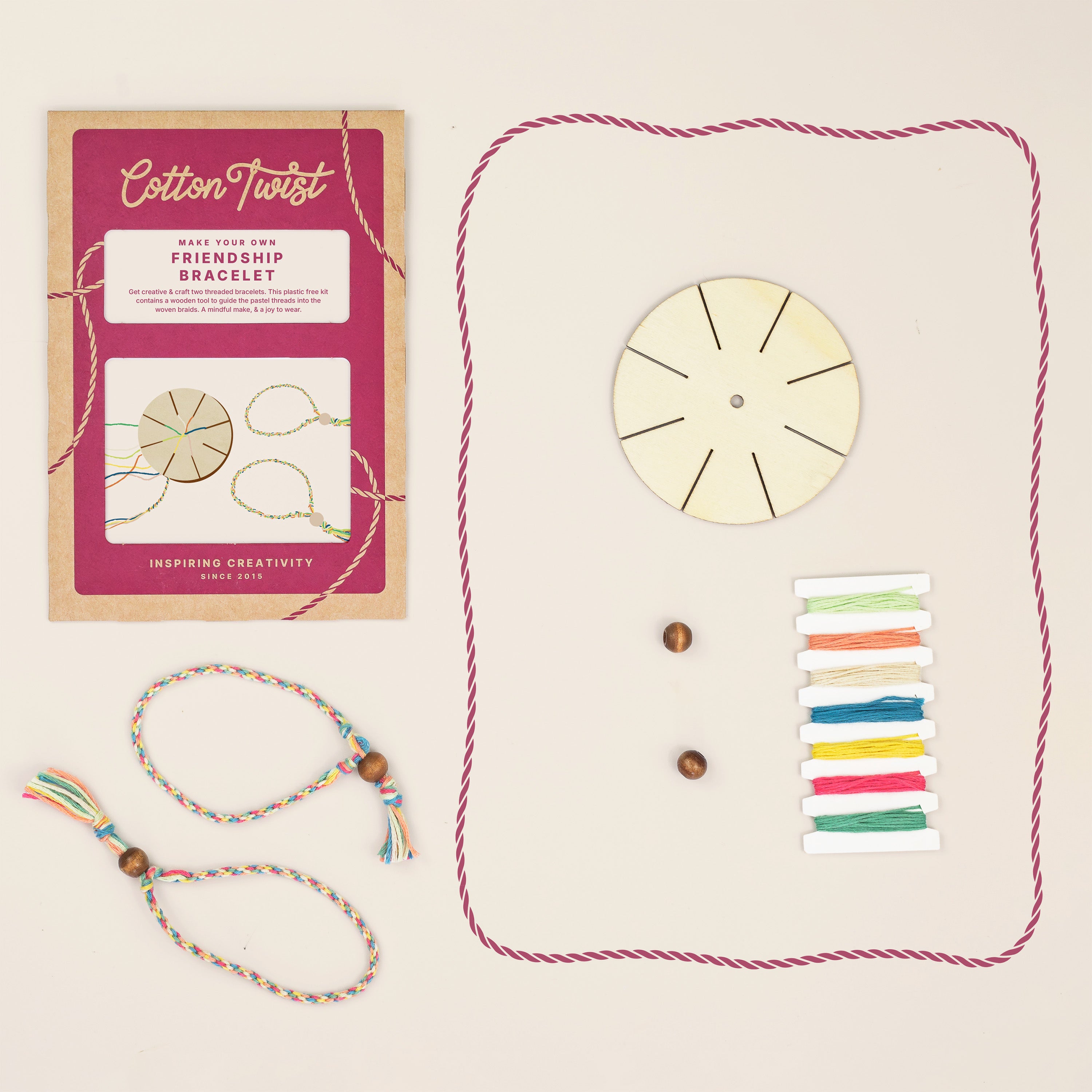 Cotton Twist Make Your Own Friendship Bracelet Kit