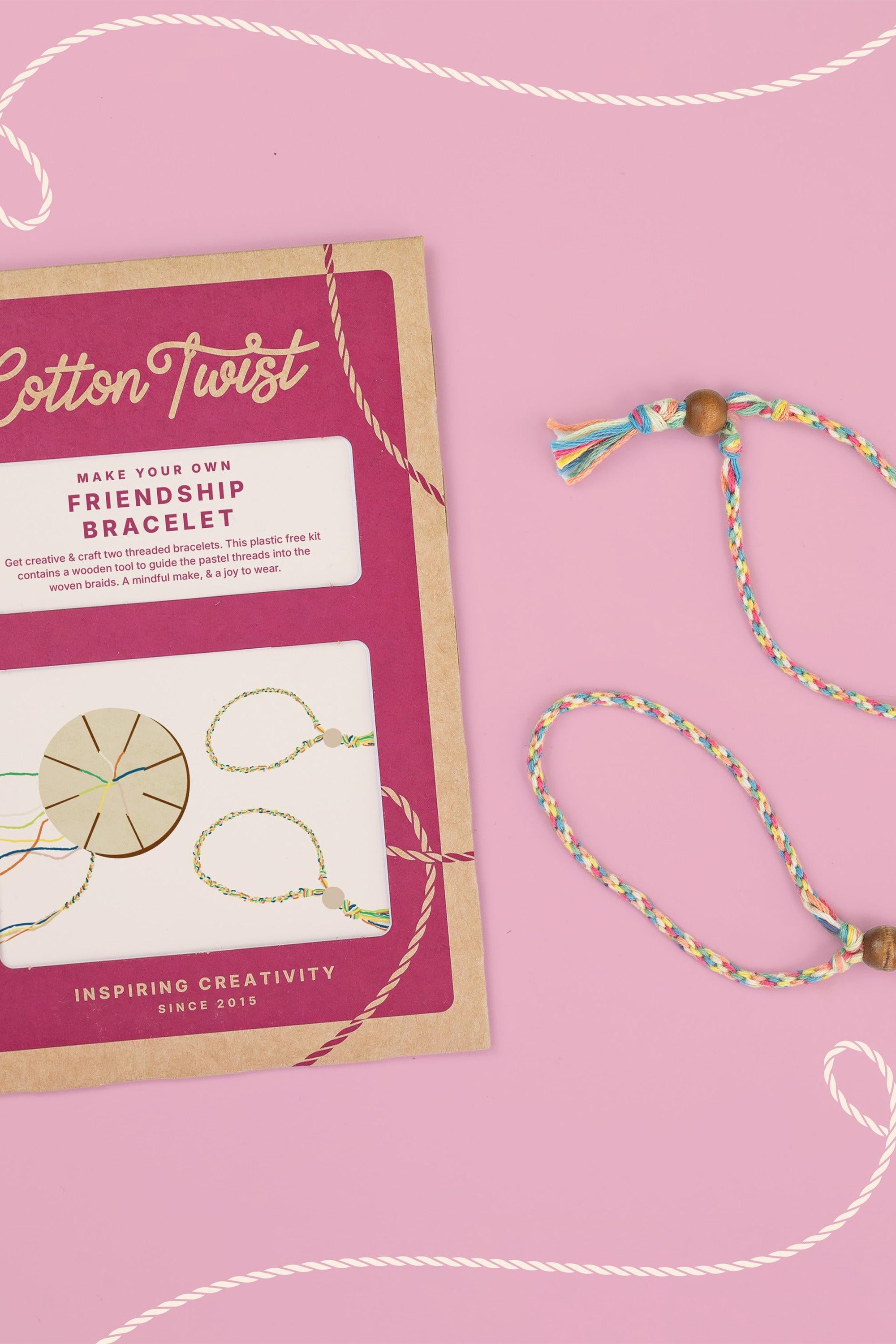 Cotton Twist Make Your Own Friendship Bracelet Kit