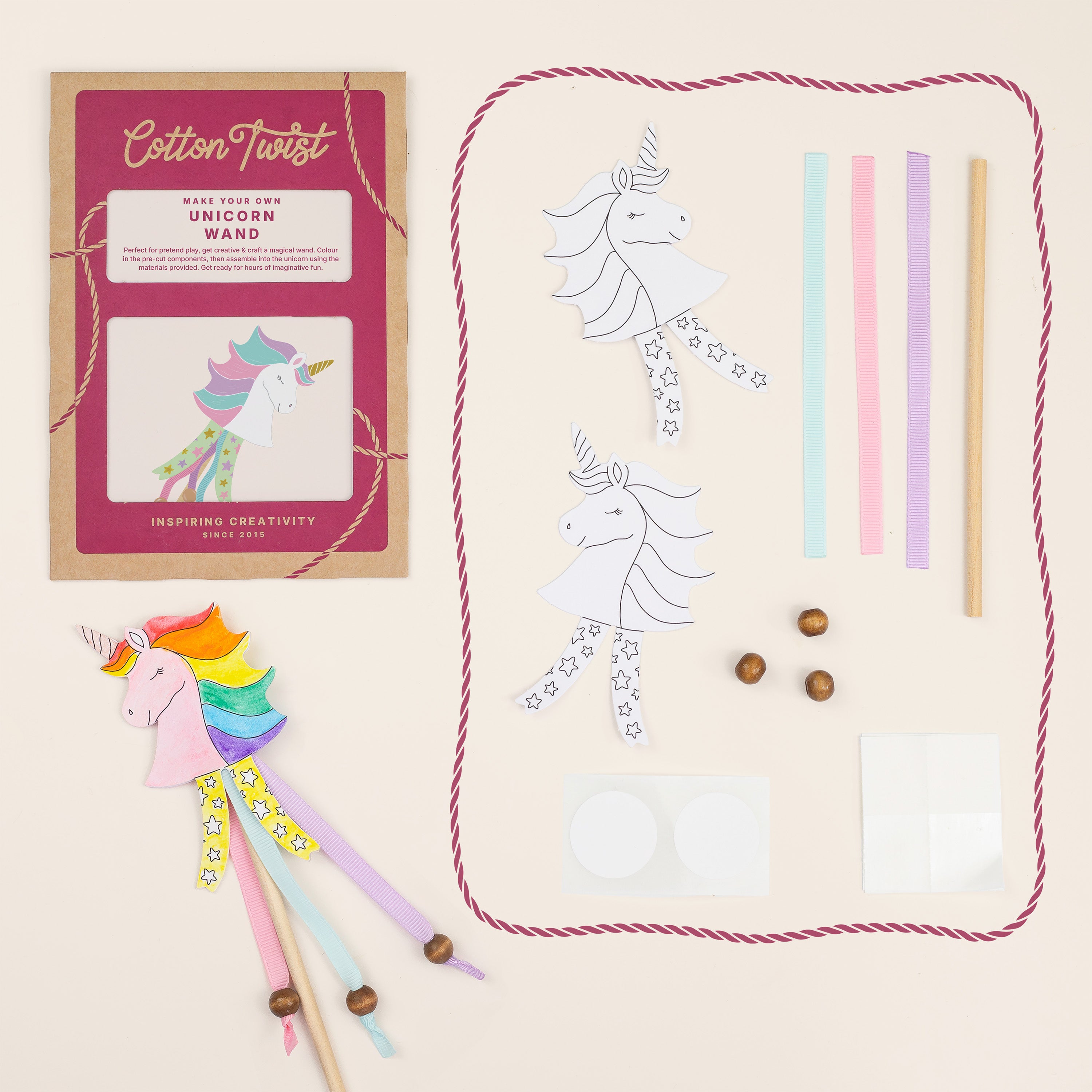 Cotton Twist Make Your Own Unicorn Wand