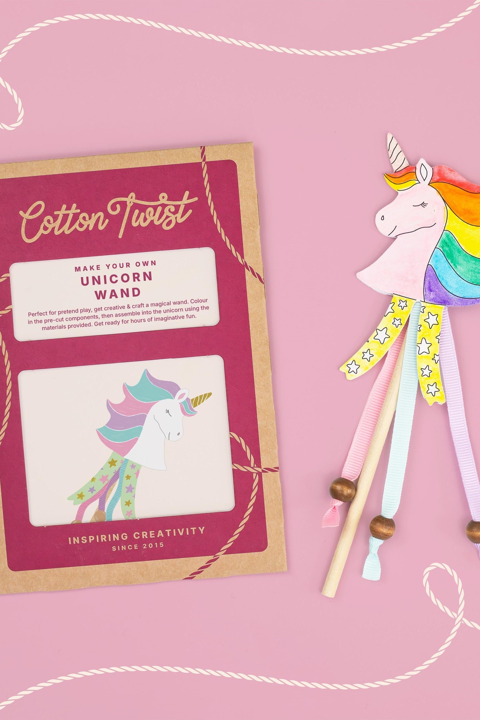 Cotton Twist Make Your Own Unicorn Wand