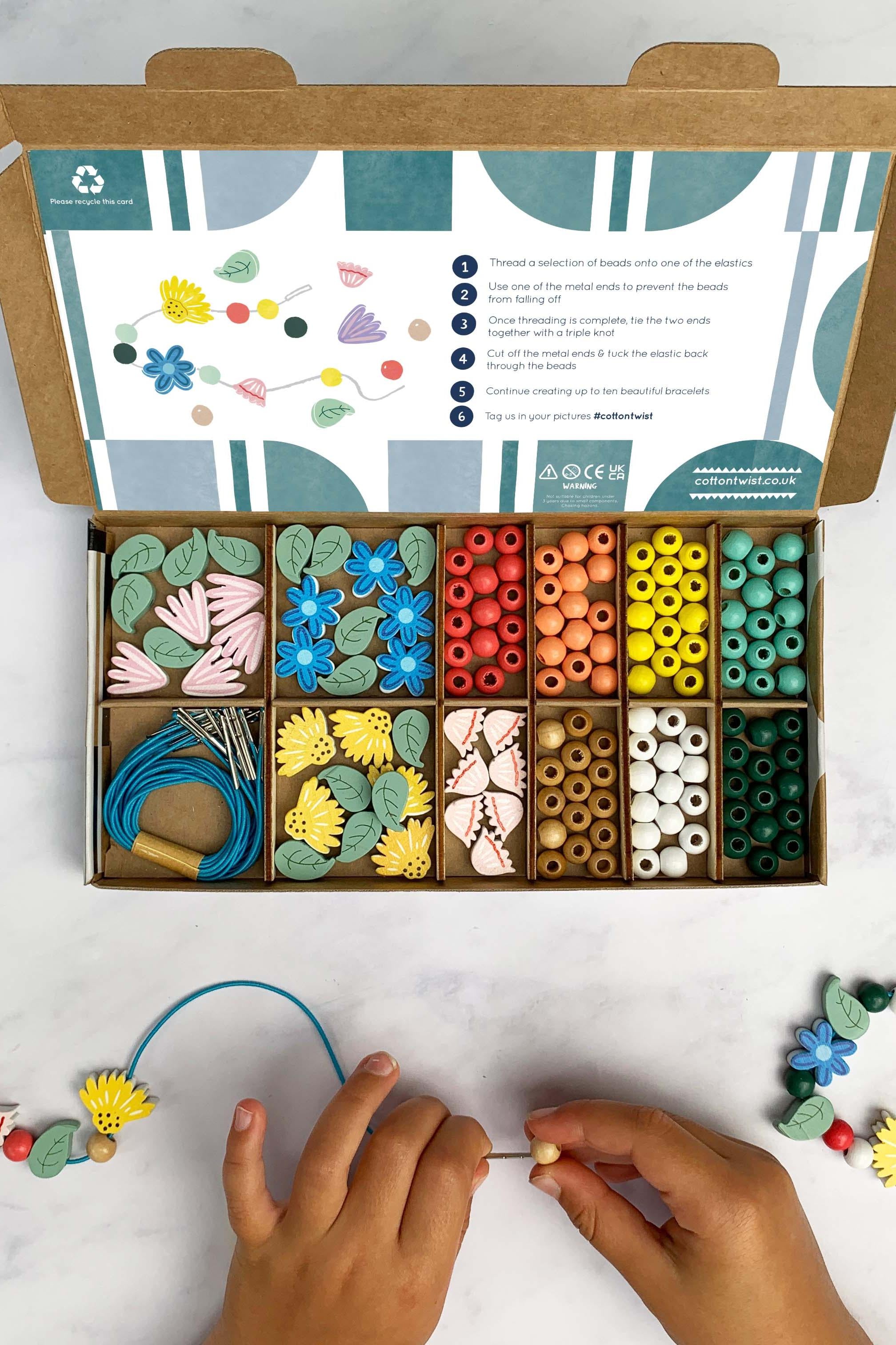 Cotton Twist Wildflower Bracelet Making Kit