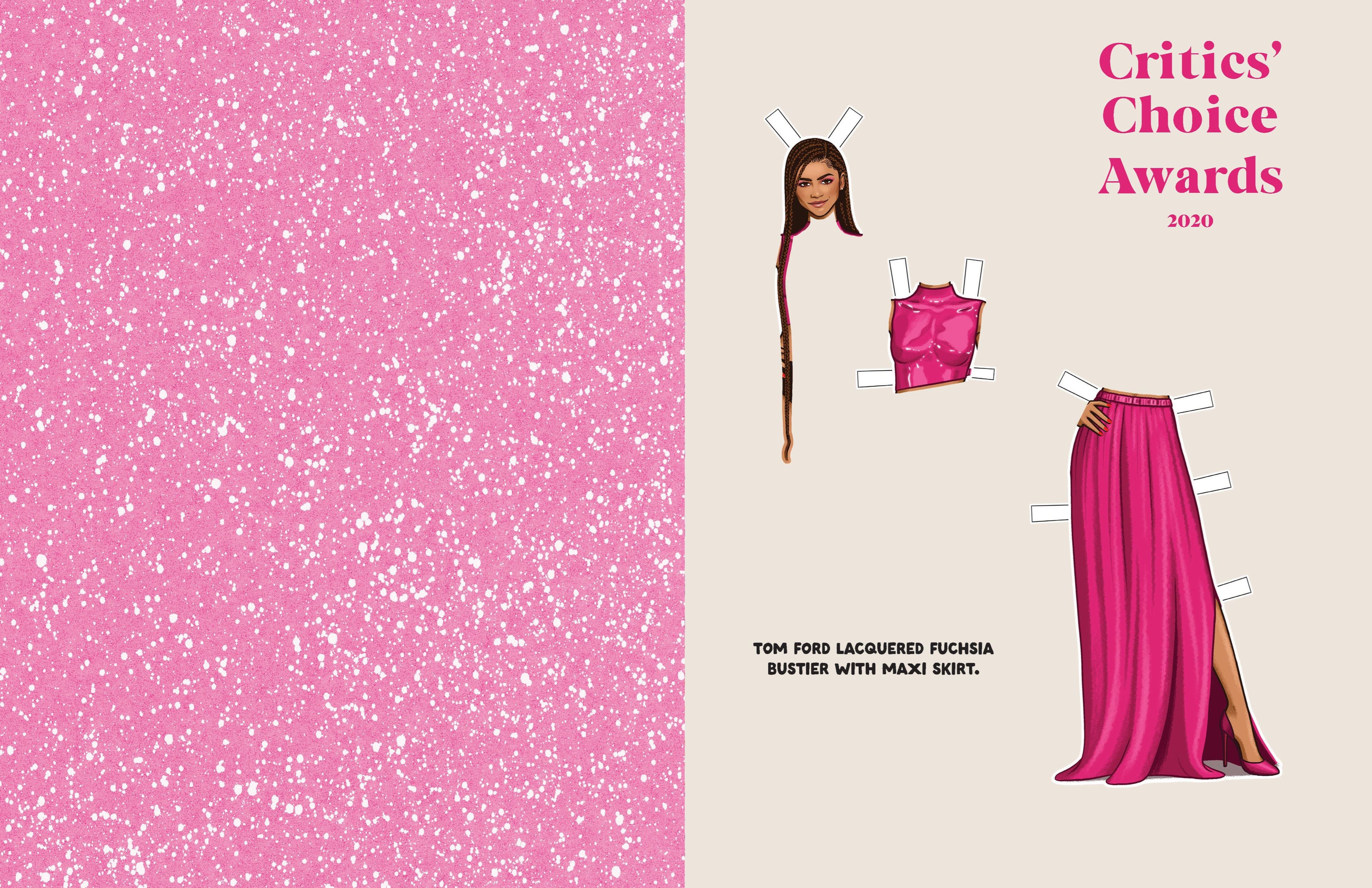 DRESS UP ZENDAYA PAPER DOLL BOOK (PB) - Ohh! By Gum