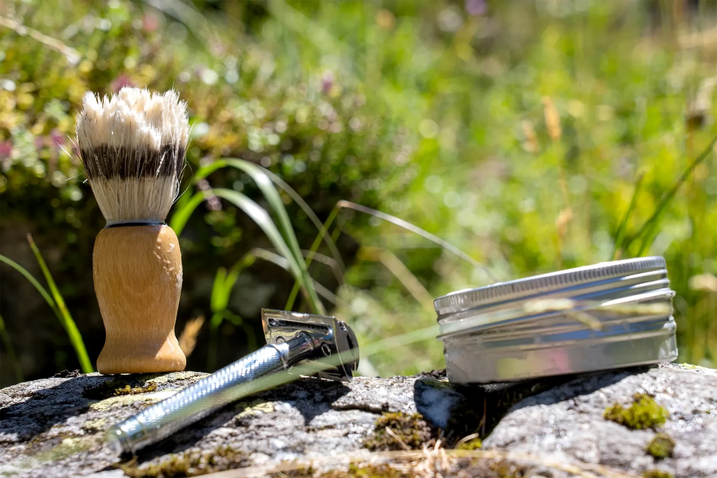 Redecker Shaving Brush, Waxed Beechwood, Bristle