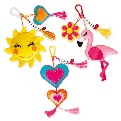 Deco Backpack Charms Felt Art Set