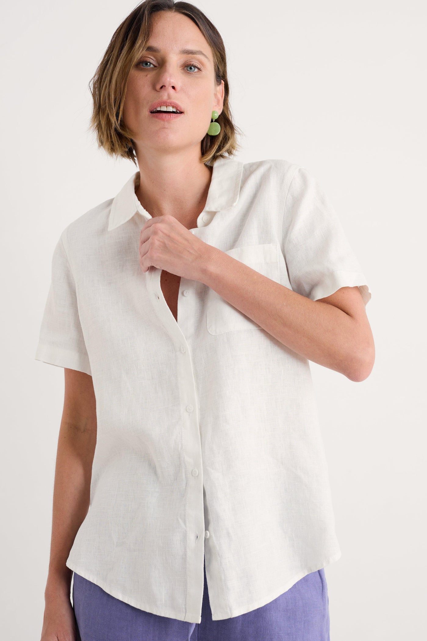 Seasalt Drydock Shirt in Chalk