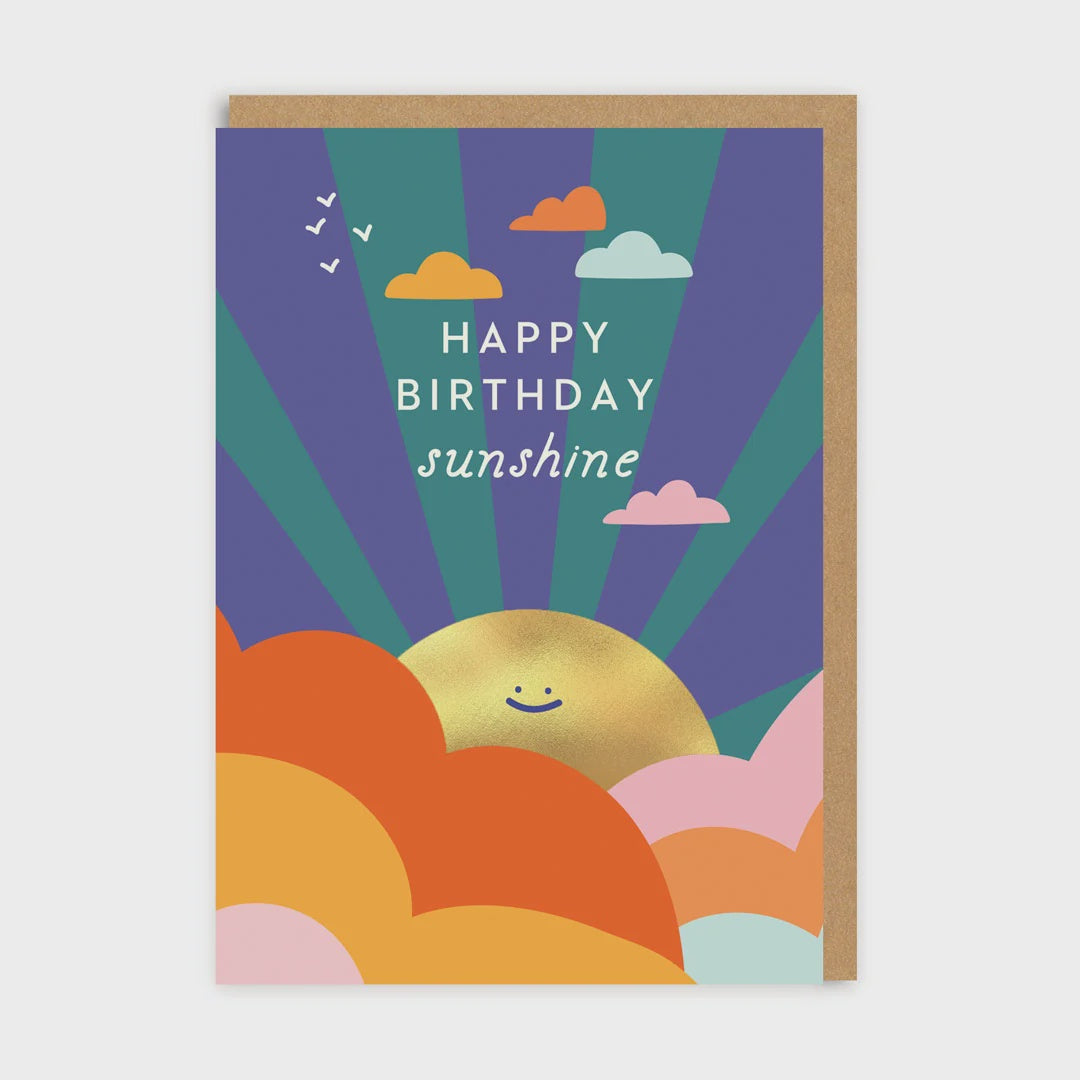 Ohh Deer Sunshine and Clouds Birthday Card