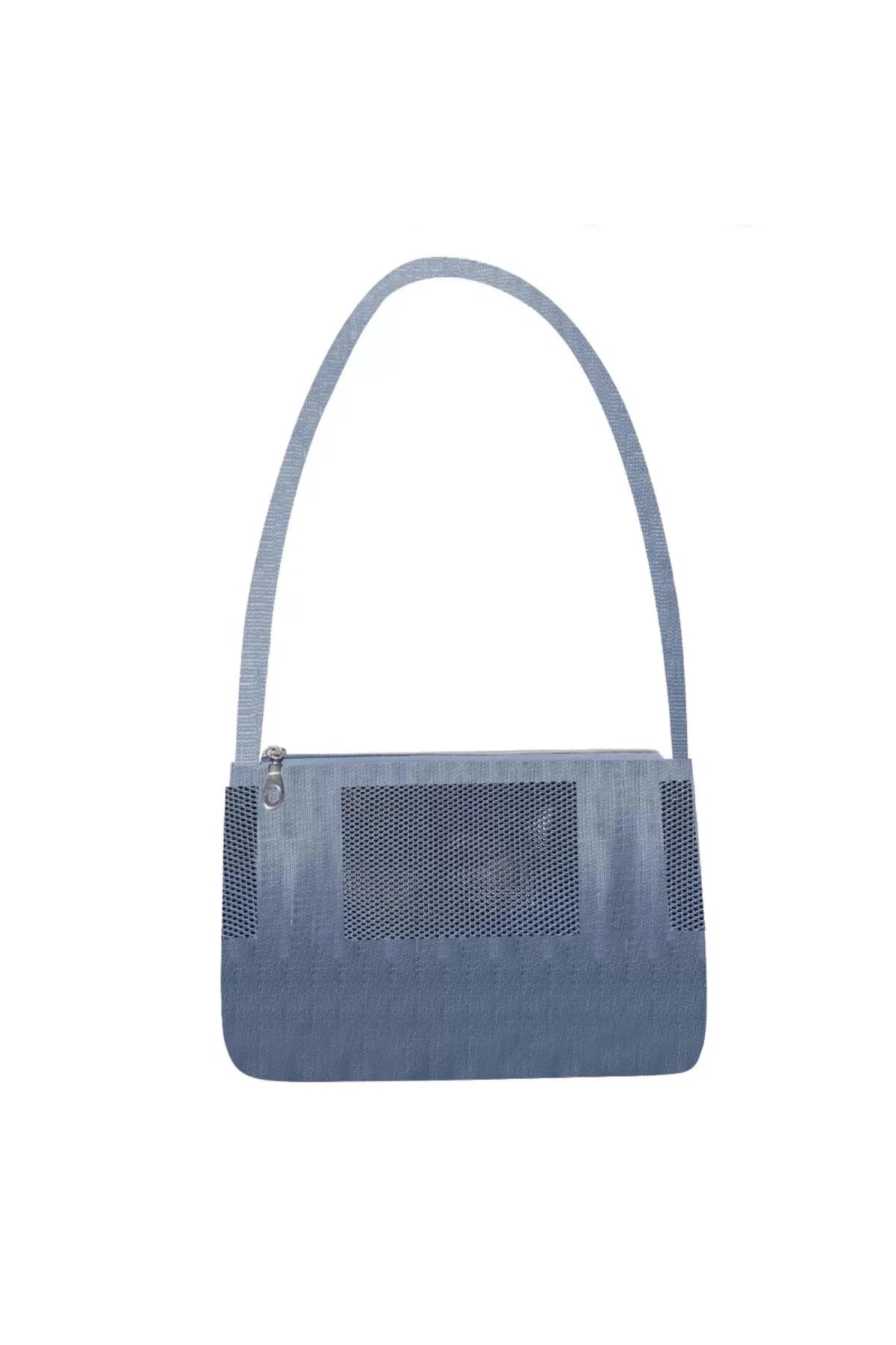 Earth Squared Navy Weave Messenger Bag-Womens-Ohh! By Gum - Shop Sustainable