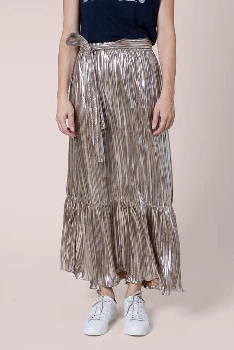 Eleven Loves Freya Silver Skirt-Womens-Ohh! By Gum - Shop Sustainable