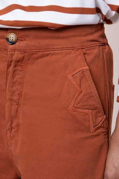 Eleven Loves Kate Cargo Trousers Terracotta-Womens-Ohh! By Gum - Shop Sustainable