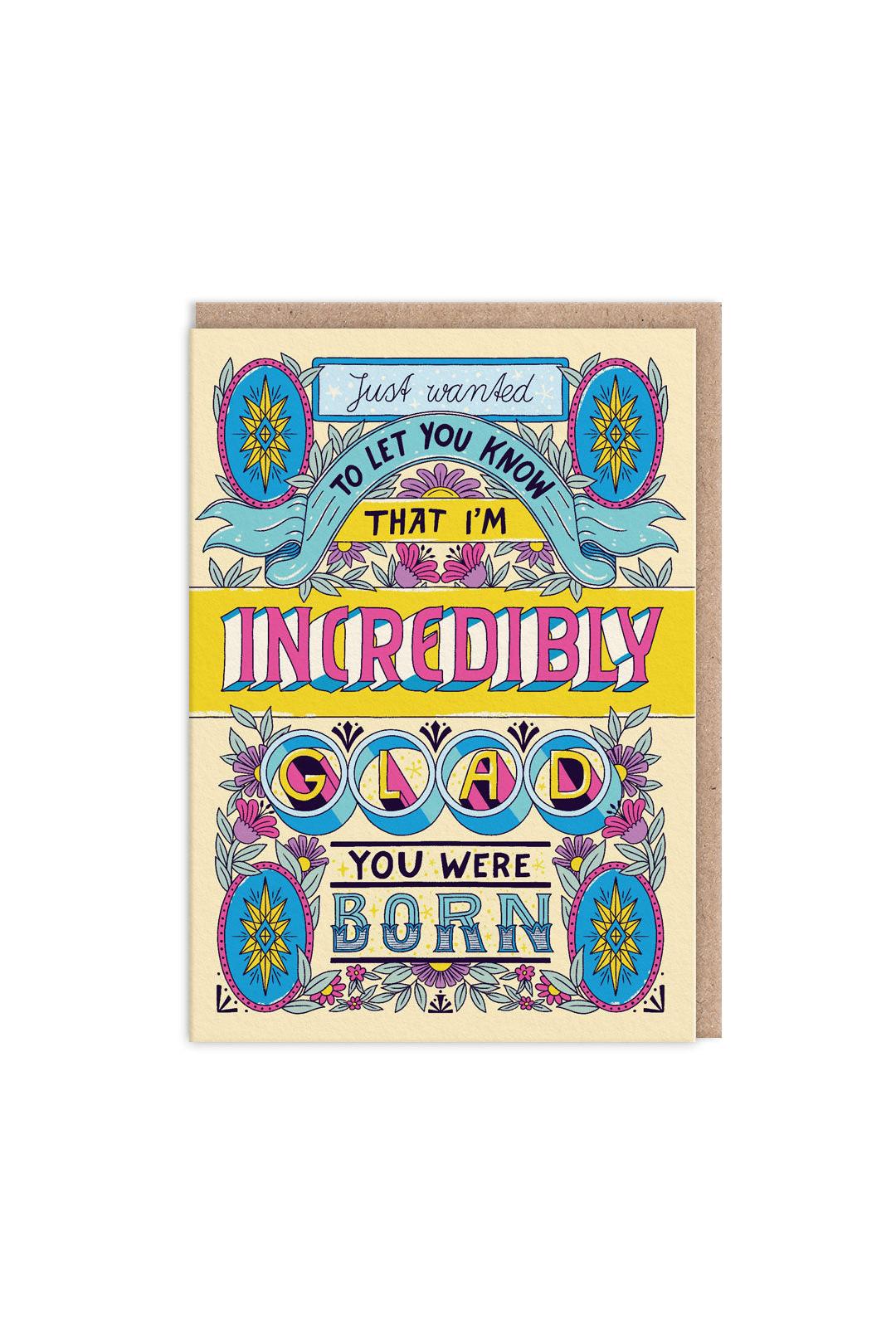 Ohh Deer Glad You Were Born Greeting Card