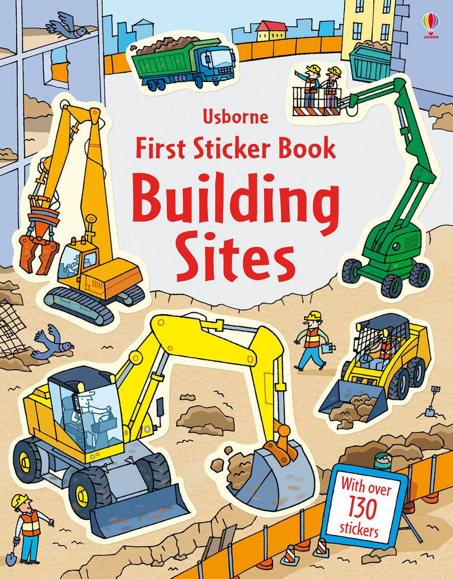 FIRST STICKER BOOK: BUILDING SITES-Books-Ohh! By Gum - Shop Sustainable