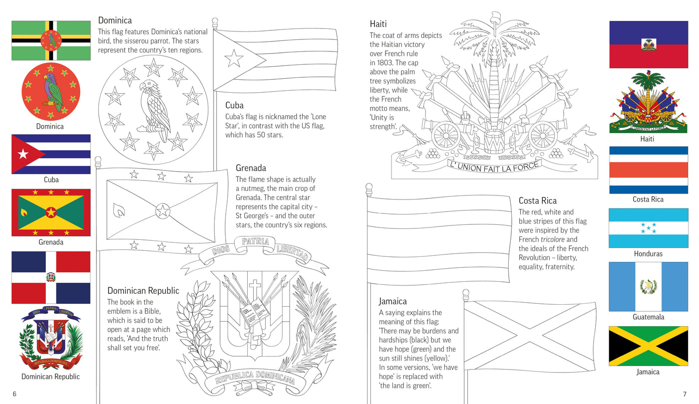 FLAGS OF THE WORLD TO COLOUR (PB) (NEW)
