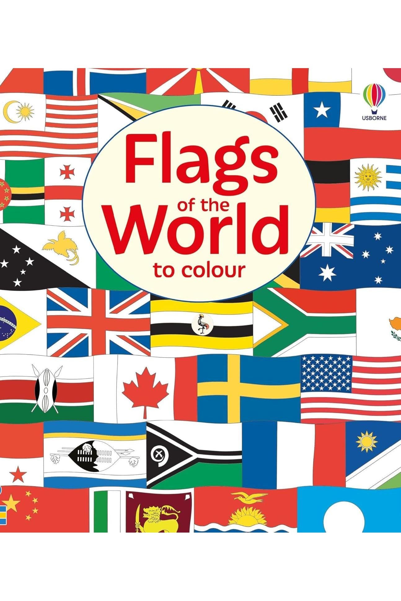 FLAGS OF THE WORLD TO COLOUR (PB) (NEW)