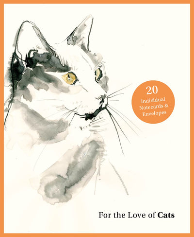 FOR THE LOVE OF CATS: 20 NOTECARDS AND ENVELOPES-Books-Ohh! By Gum - Shop Sustainable