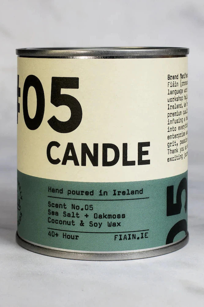 Fiáin Candle 05 | Sea Salt + Oakmoss Large-Gifts-Ohh! By Gum - Shop Sustainable