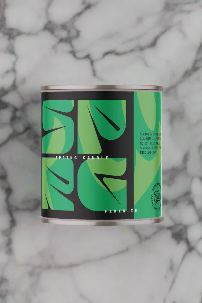 Fiáin Spring Candle - Cucumber & Spearmint-Accessories-Ohh! By Gum - Shop Sustainable