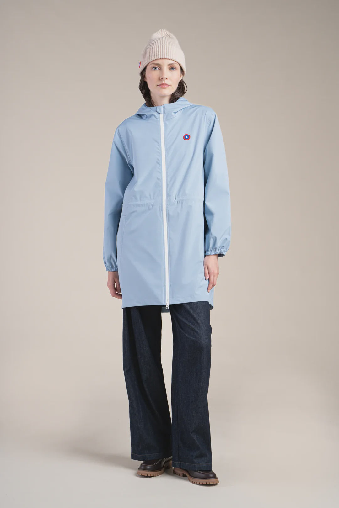 Flotte Amelot Ciel Long Raincoat-Womens-Ohh! By Gum - Shop Sustainable