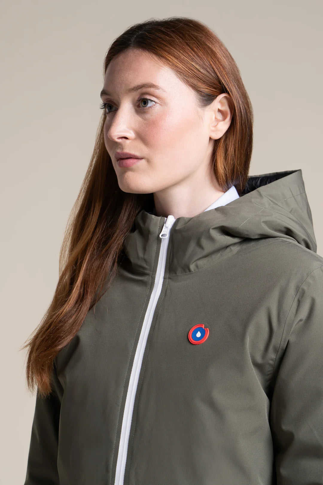 Flotte Charonne Khaki/Ombre Reversible Raincoat