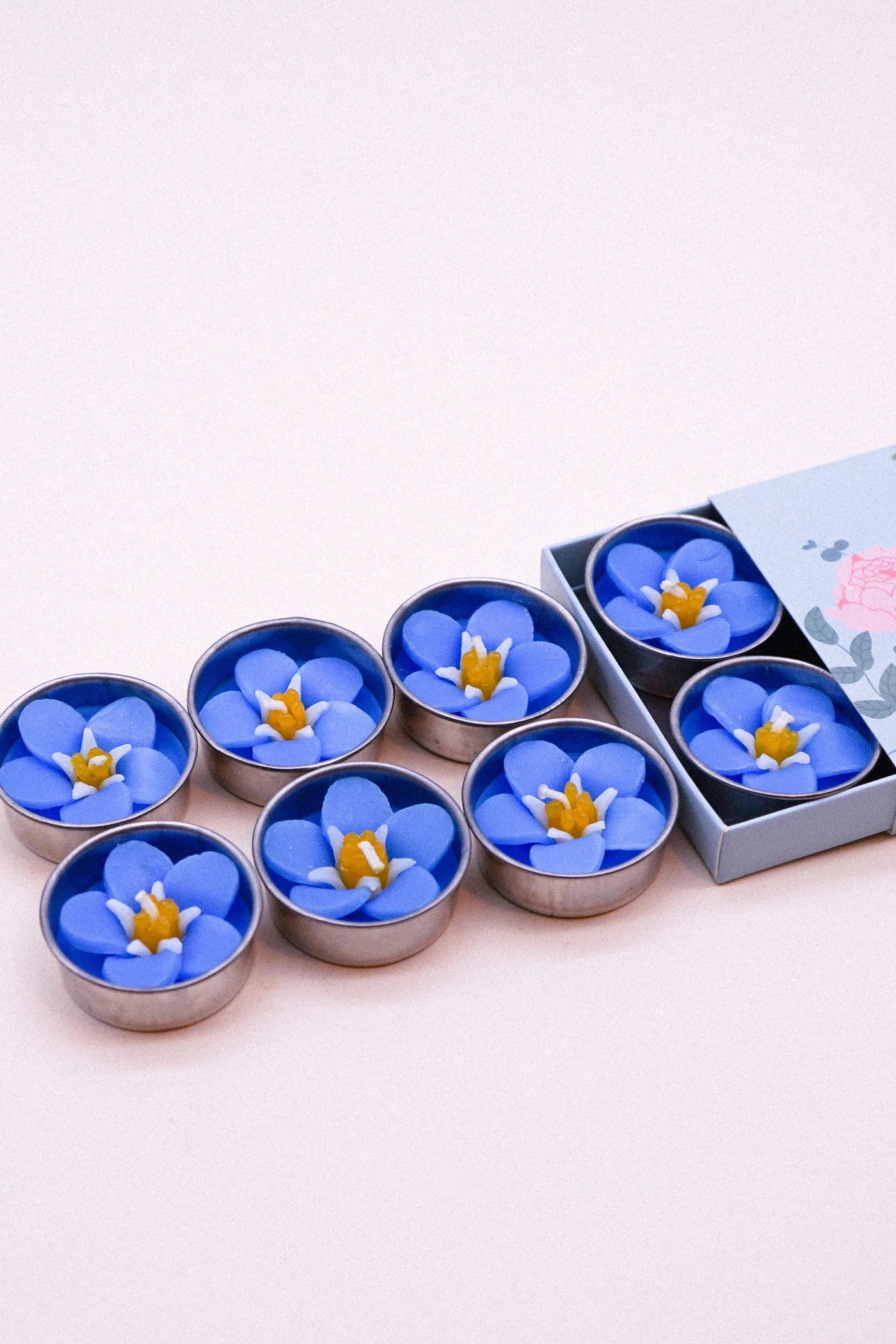 Forget Me Not Scented Tealights-Gifts-Ohh! By Gum - Shop Sustainable