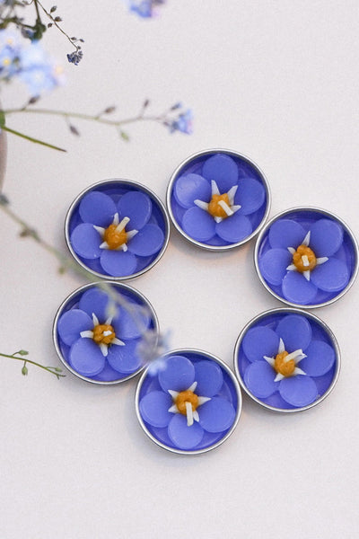 Forget Me Not Scented Tealights-Gifts-Ohh! By Gum - Shop Sustainable