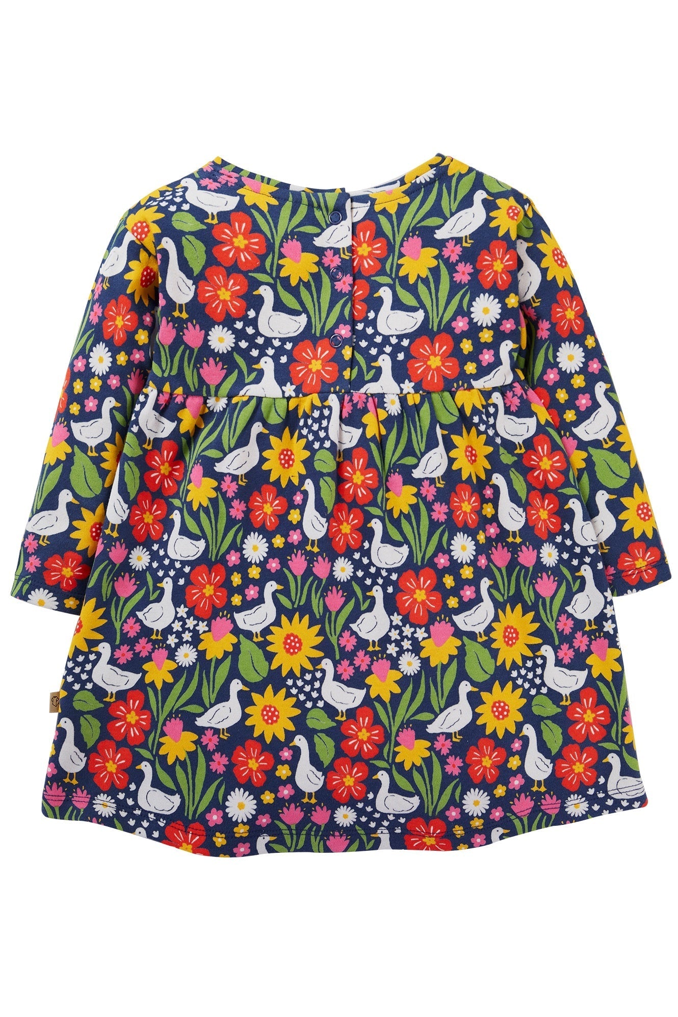 Frugi Amelia Dress in Springtime Ducks-Kids-Ohh! By Gum - Shop Sustainable