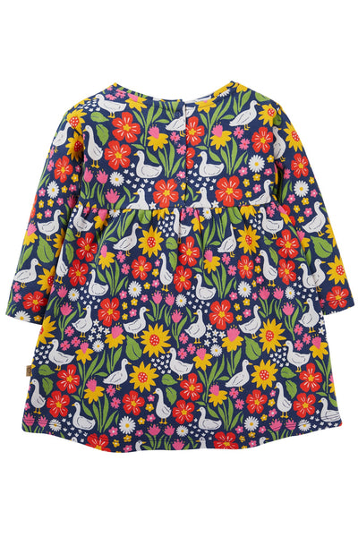 Frugi Amelia Dress in Springtime Ducks-Kids-Ohh! By Gum - Shop Sustainable