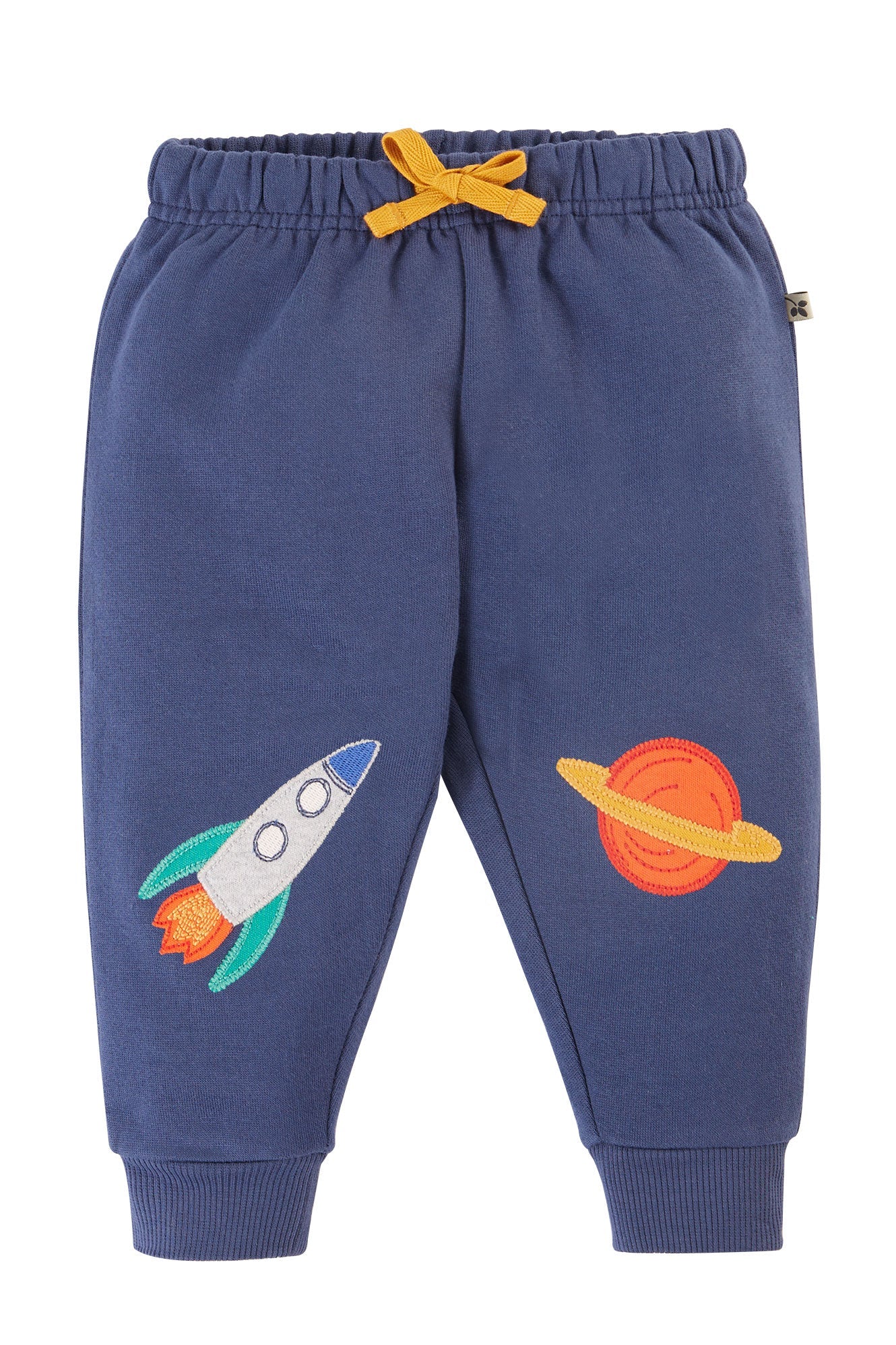 Frugi Character Crawlers - Navy Blue/Rocket-Kids-Ohh! By Gum - Shop Sustainable