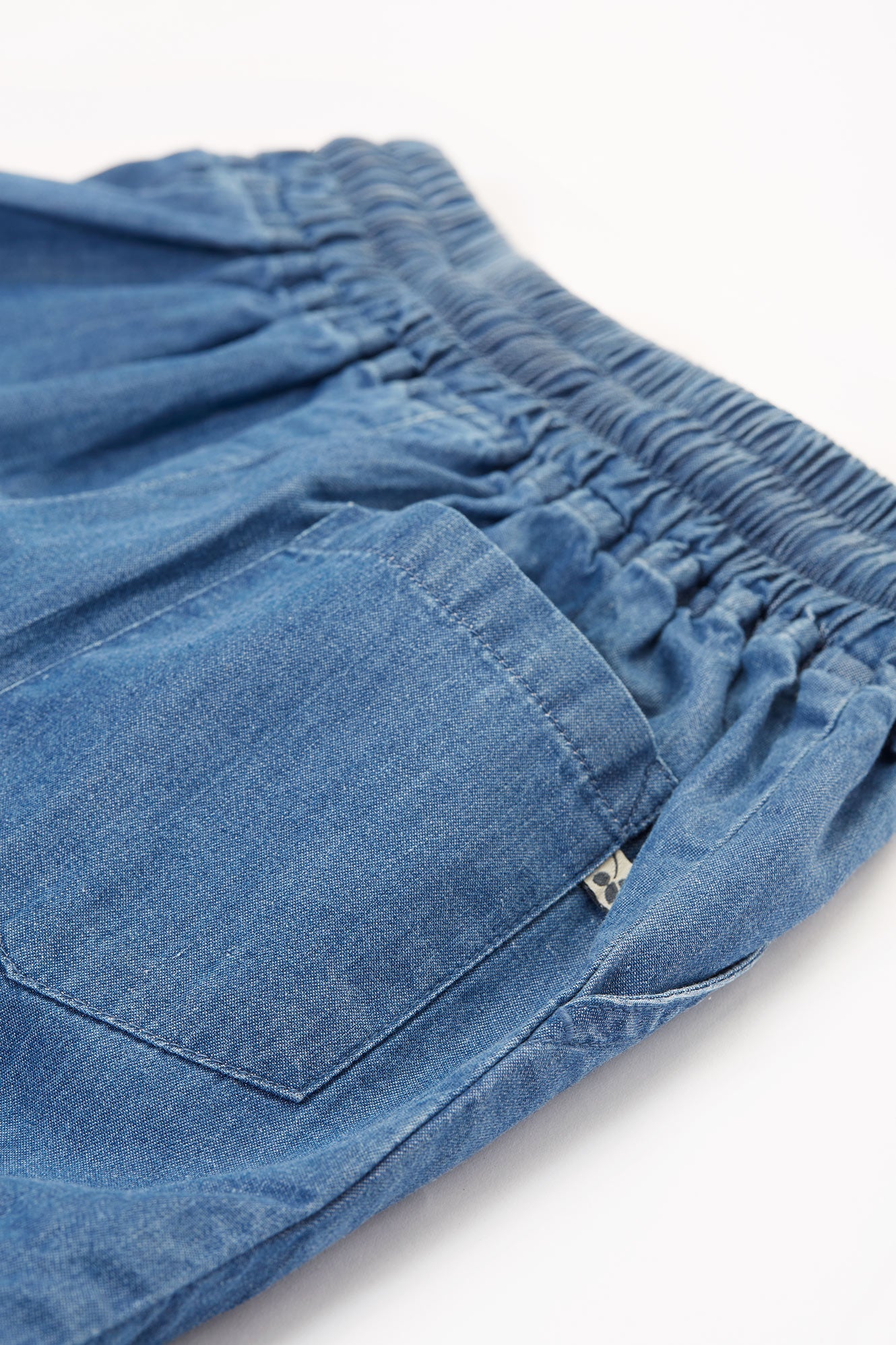 Frugi Cubert Chambray Shorts - Chambray-Kids-Ohh! By Gum - Shop Sustainable