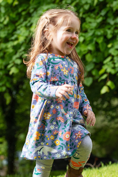 Frugi Dee Dress - Rainforest Friends-Kids-Ohh! By Gum - Shop Sustainable