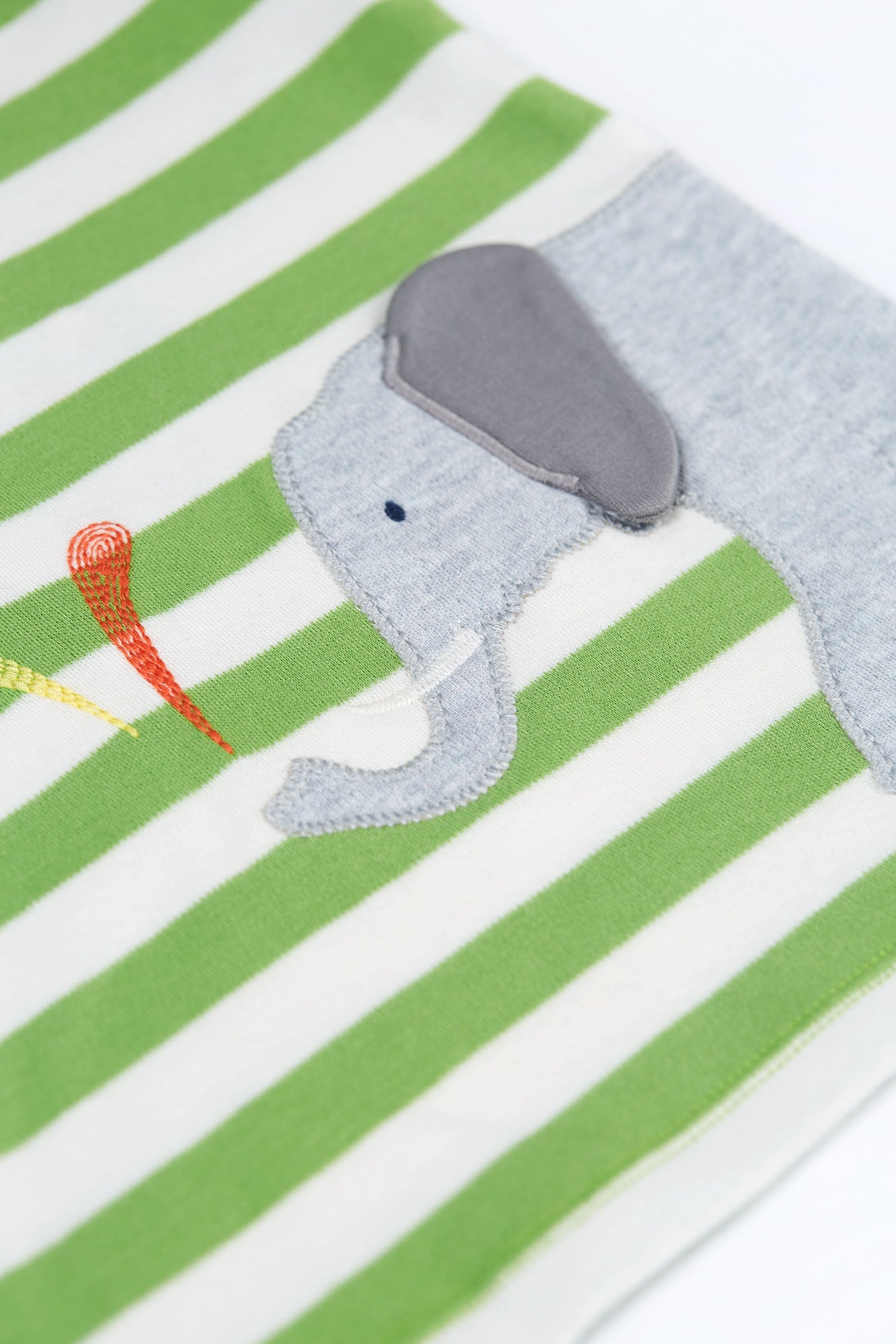 Frugi Easy On Wrap Around Outfit - Kiwi Stripe/Elephant-Kids-Ohh! By Gum - Shop Sustainable