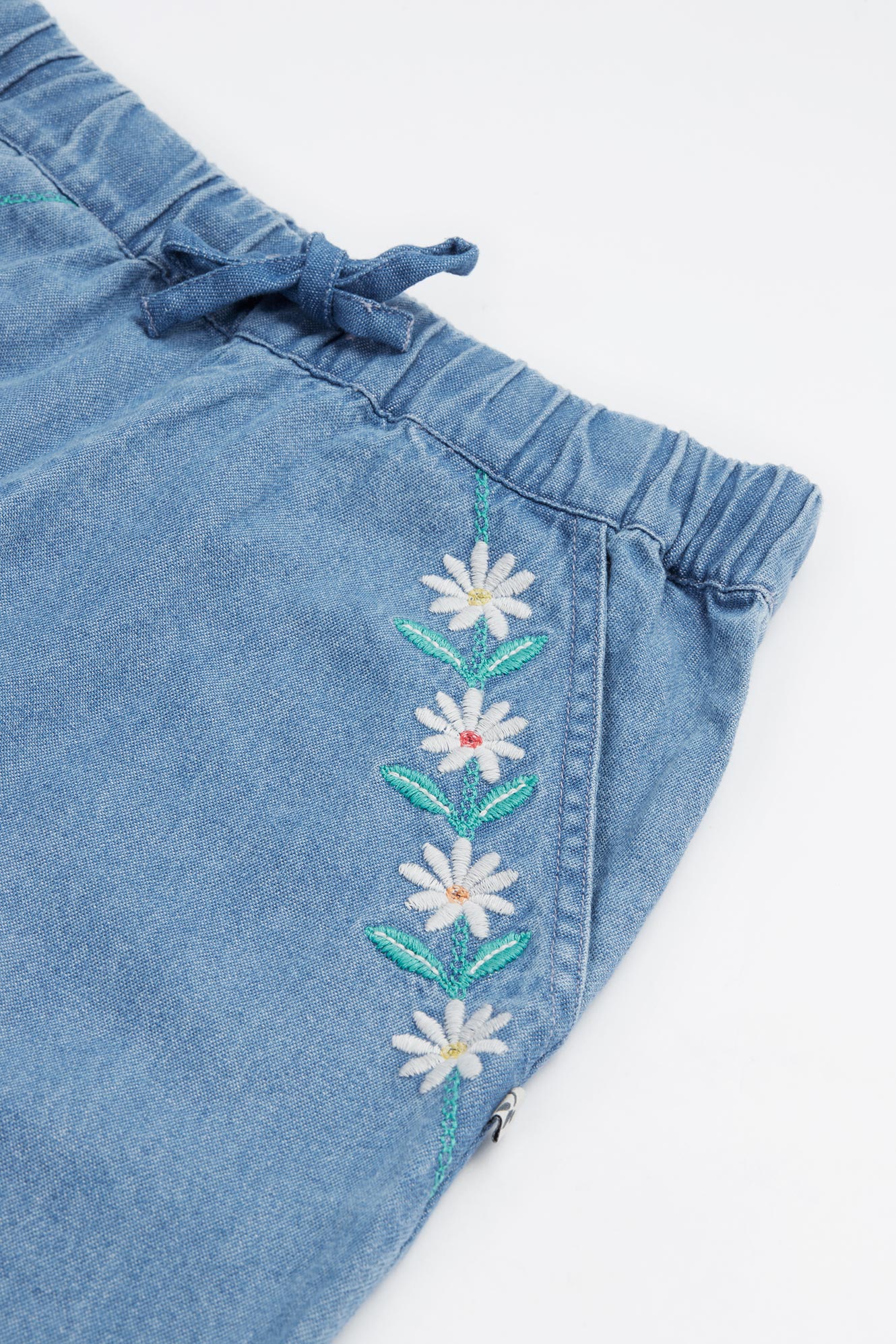 Frugi Eleanor Denim Culottes-Kids-Ohh! By Gum - Shop Sustainable