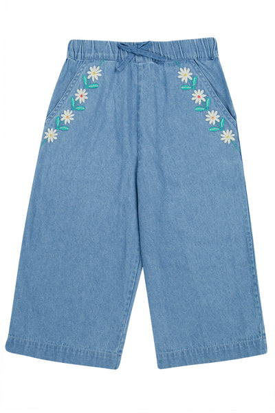 Frugi Eleanor Denim Culottes-Kids-Ohh! By Gum - Shop Sustainable