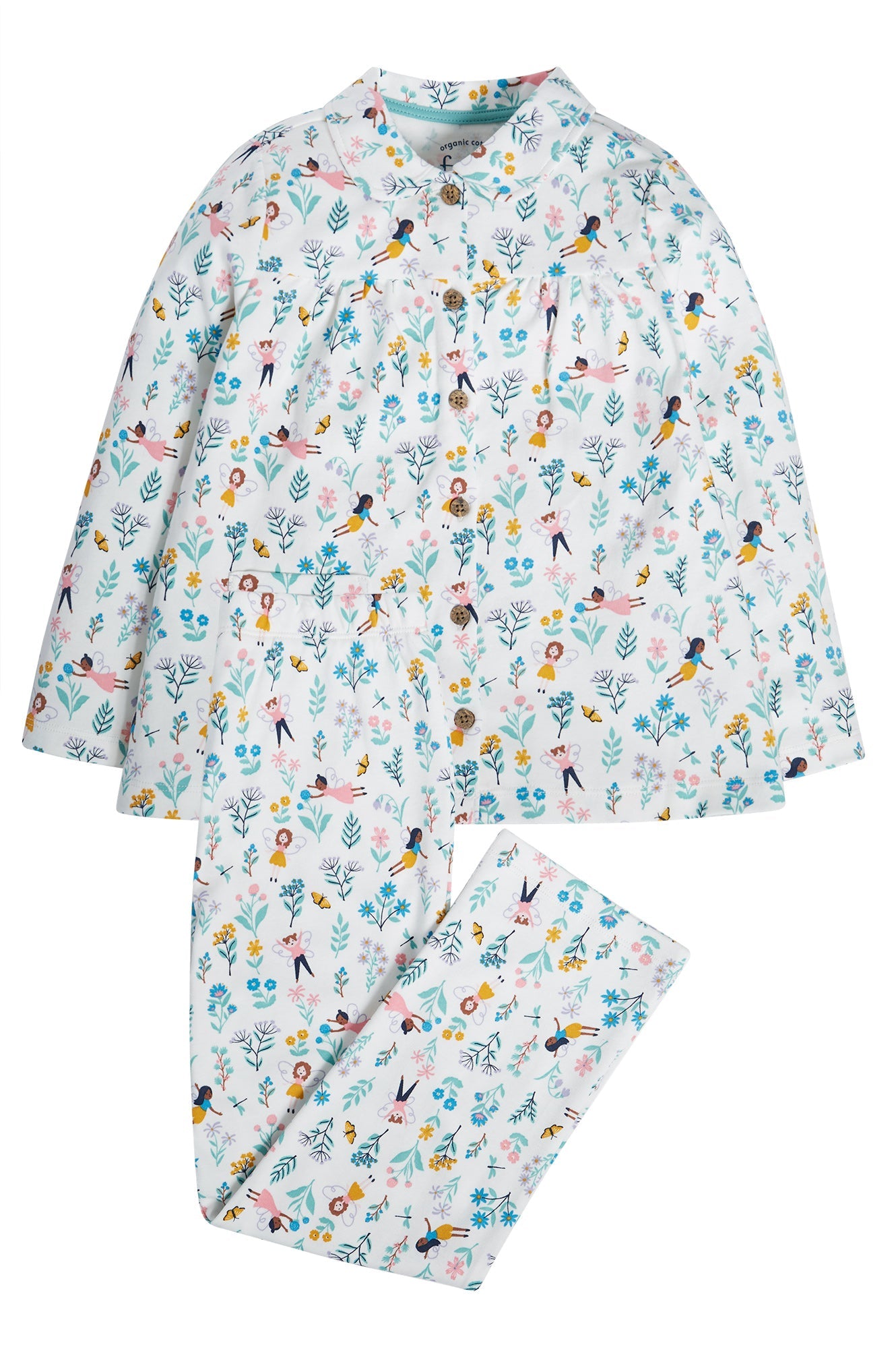 Frugi Elspeth Traditional PJS in Forest Fairies-Kids-Ohh! By Gum - Shop Sustainable