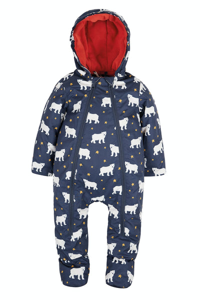 Frugi Explorer Waterproof All In One Suits - Polar Bears-Kids-Ohh! By Gum - Shop Sustainable
