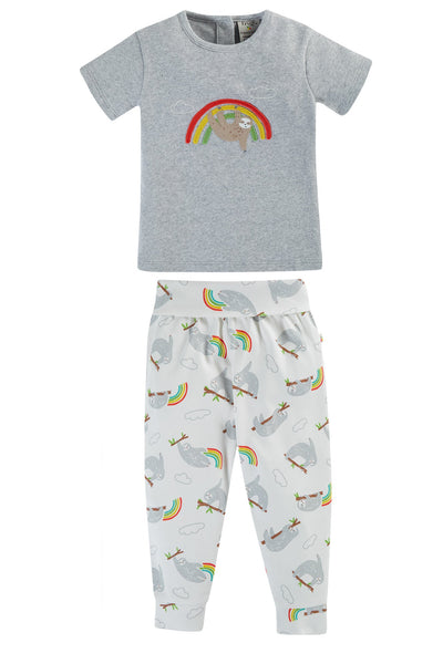 Frugi Frankie Summer Outfit - Sleepy Sloths-Kids-Ohh! By Gum - Shop Sustainable