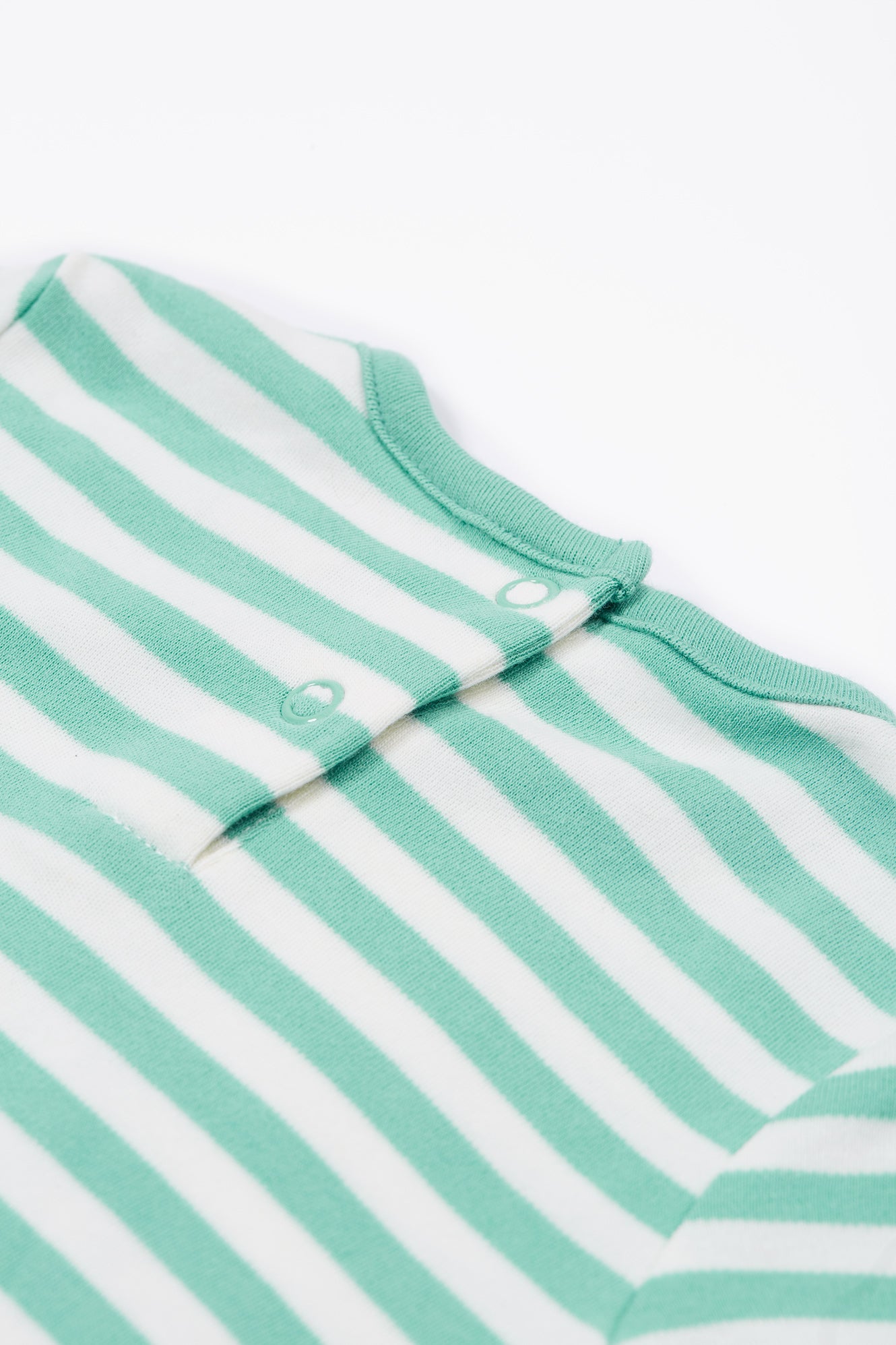 Frugi Frankie Summer Outfit in Farm Life/Moss Stripe-Kids-Ohh! By Gum - Shop Sustainable