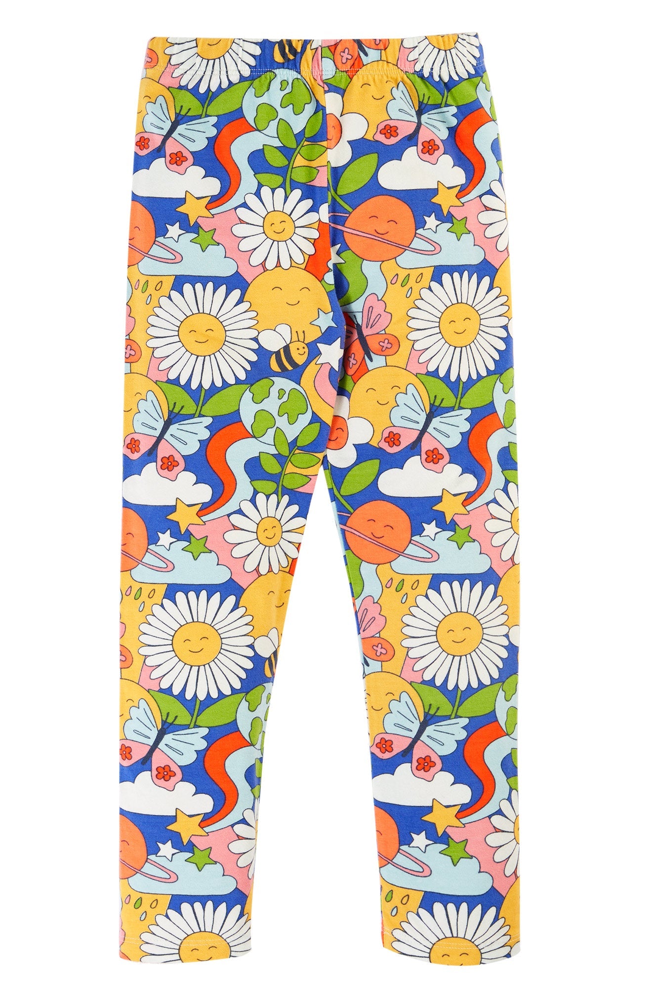 Frugi Libby Printed Leggings - Retro Happy-Kids-Ohh! By Gum - Shop Sustainable