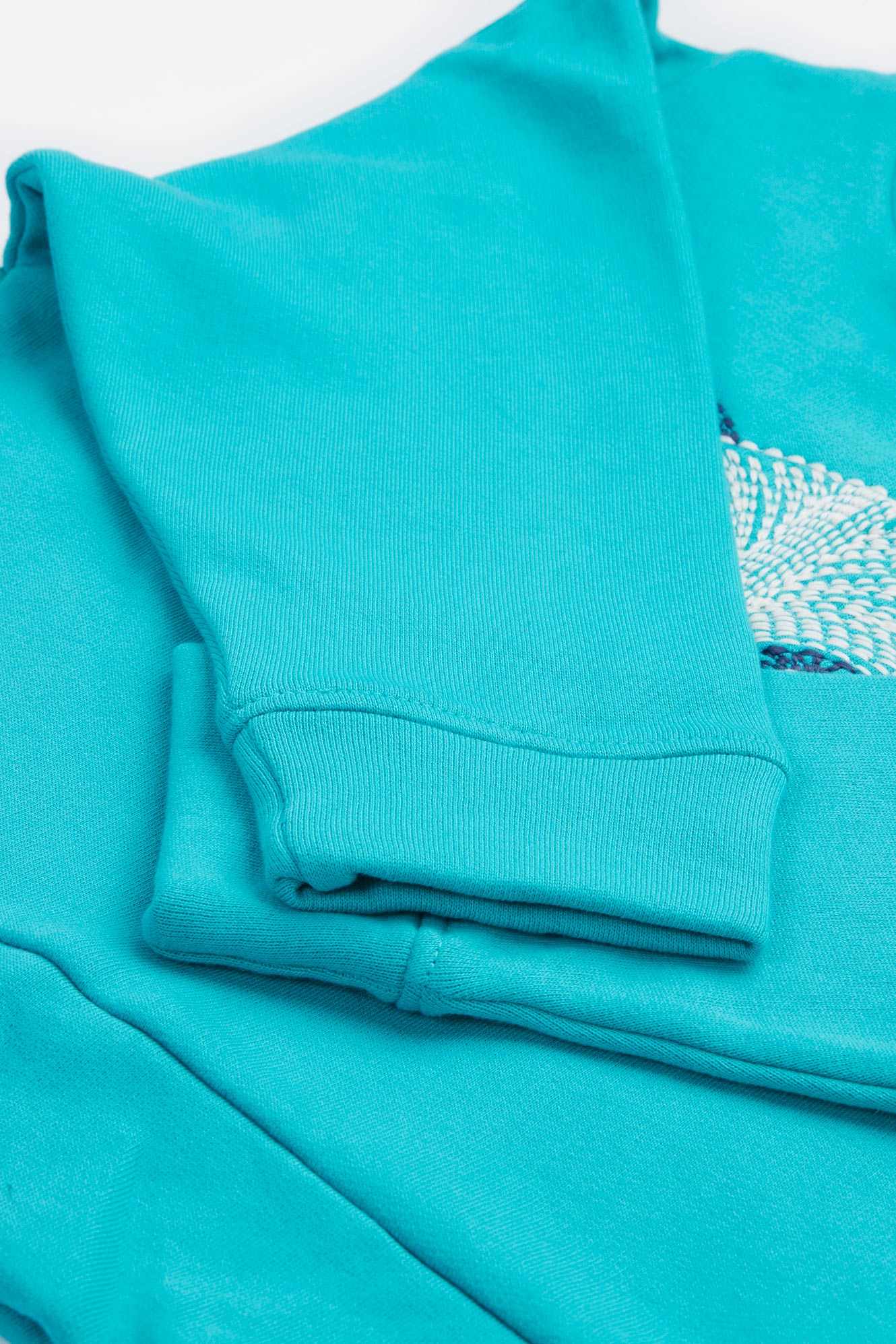 Frugi Lissie Oversized Hoodie - Sea Moss/Panda