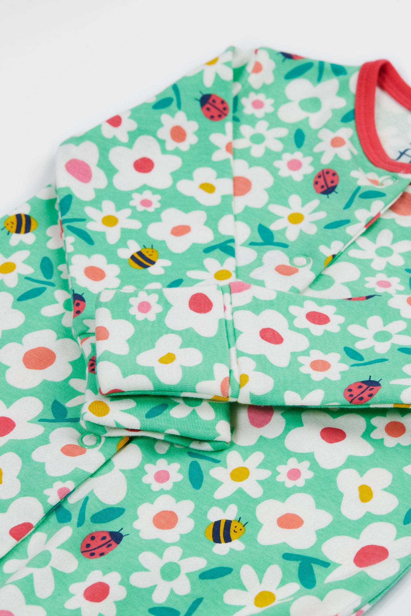 Frugi Lovely Babygrow in Busy Bugs-Kids-Ohh! By Gum - Shop Sustainable