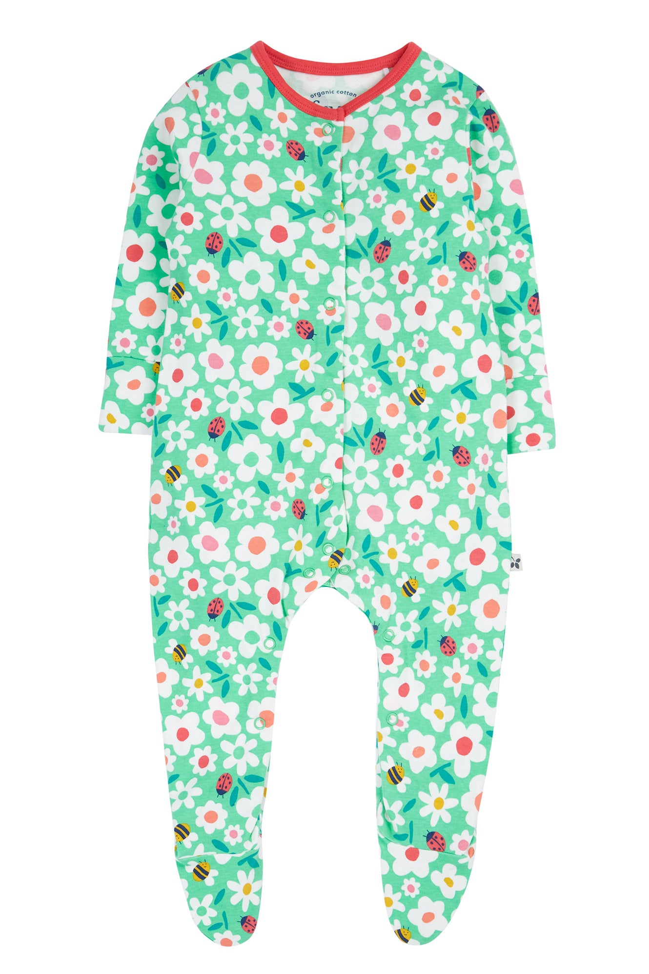 Frugi Lovely Babygrow in Busy Bugs-Kids-Ohh! By Gum - Shop Sustainable