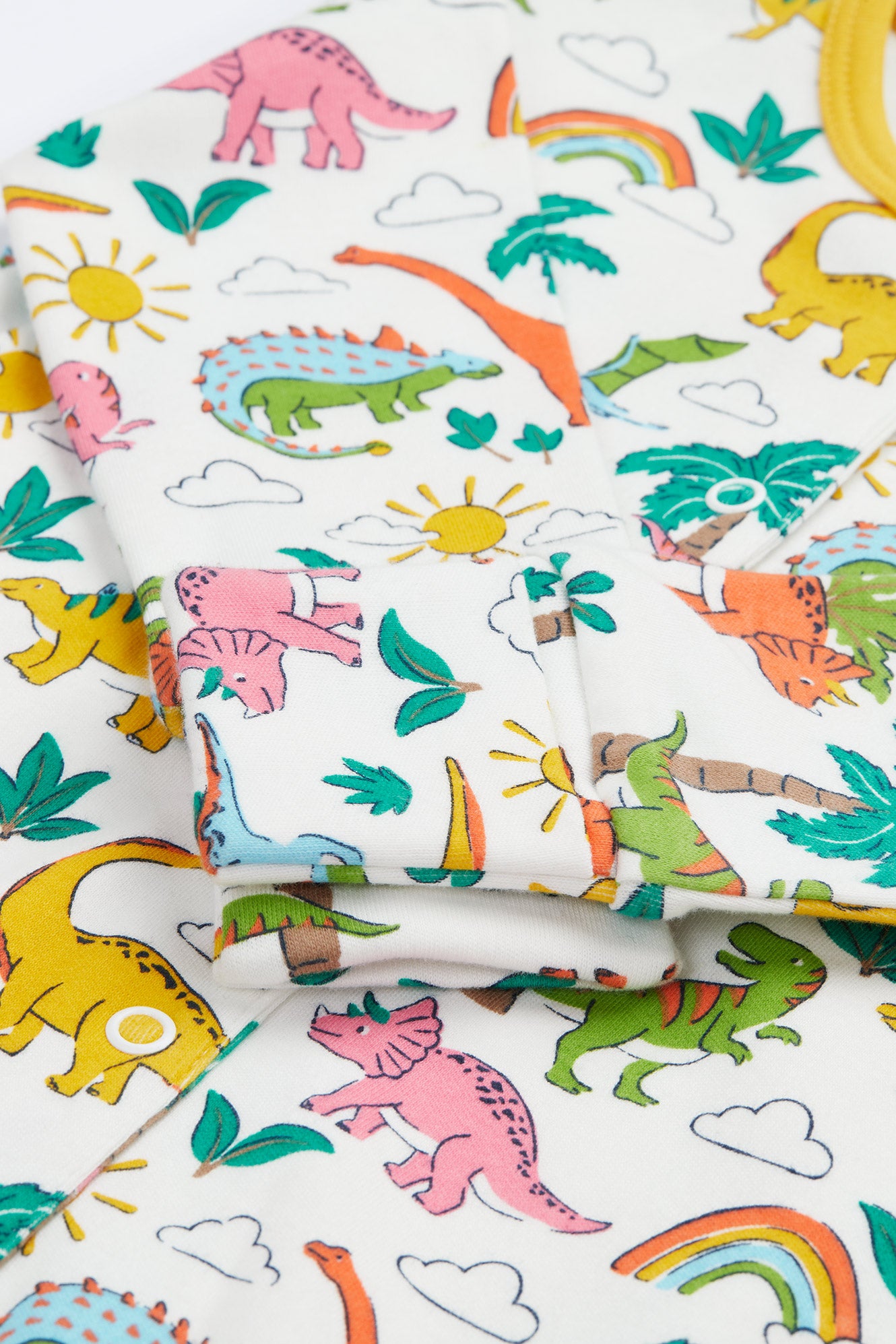 Frugi Lovely Babygrow in Dinoland-Kids-Ohh! By Gum - Shop Sustainable