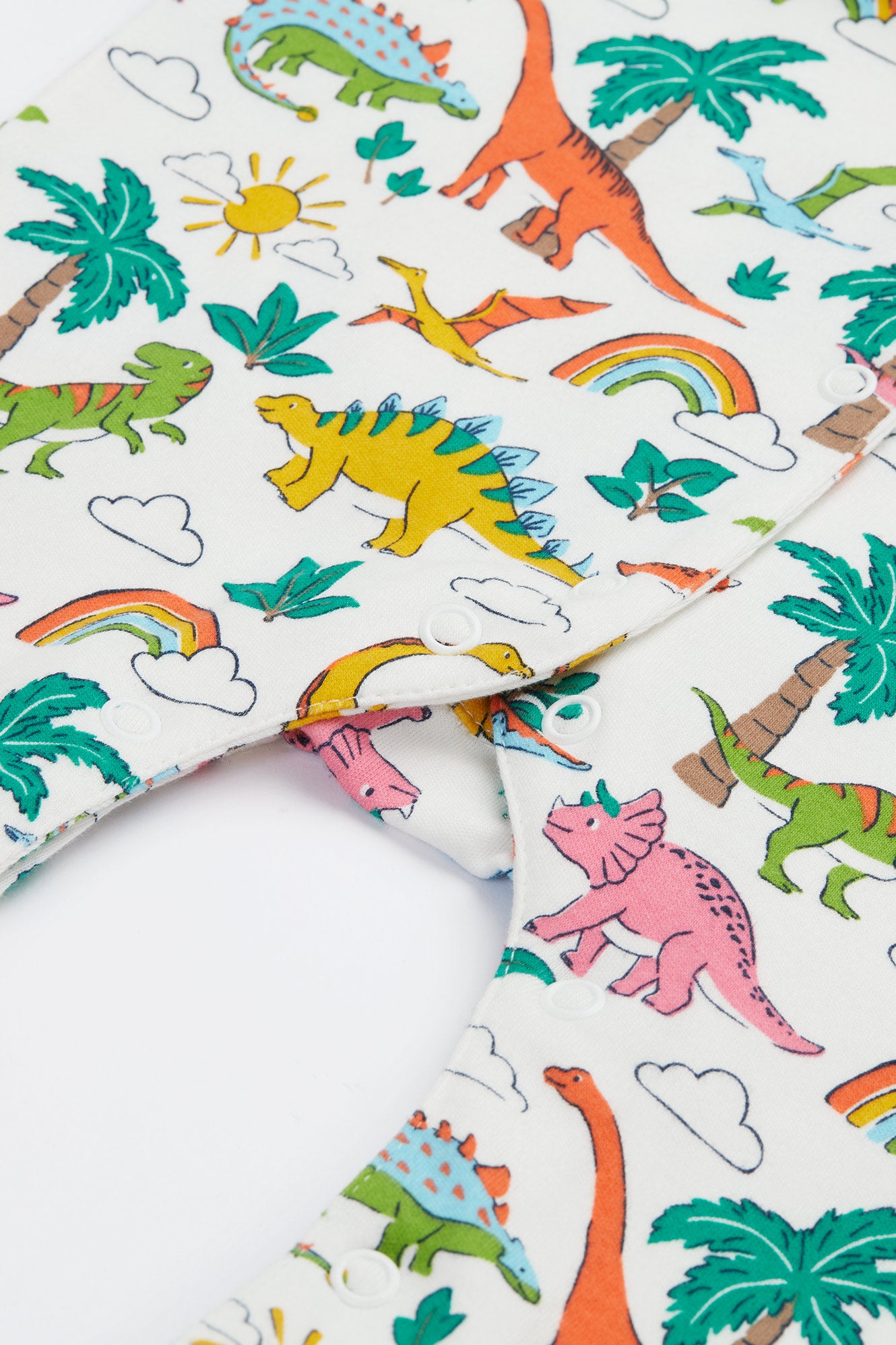 Frugi Lovely Babygrow in Dinoland-Kids-Ohh! By Gum - Shop Sustainable