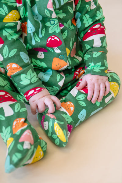 Frugi Lovely Babygrow in Fun Guys